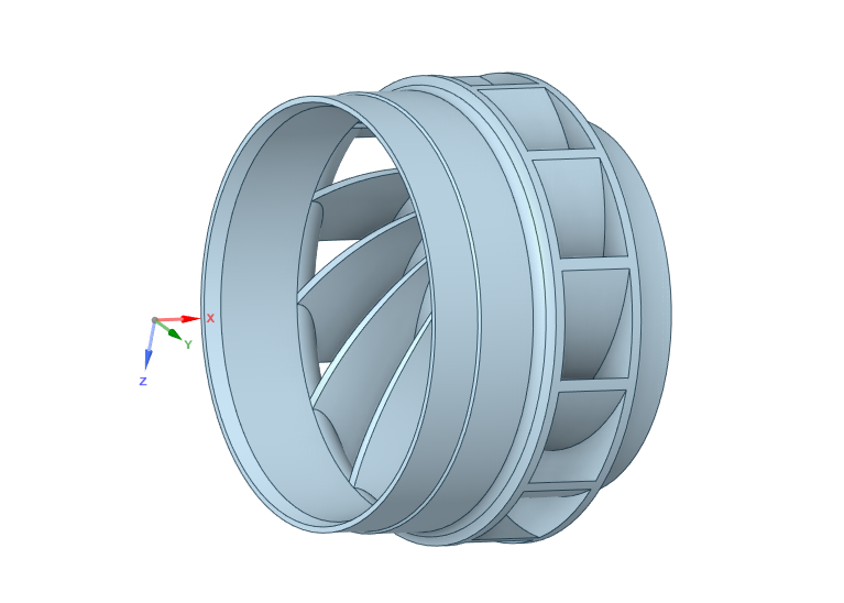 泵三维模型13:涡轮泵
